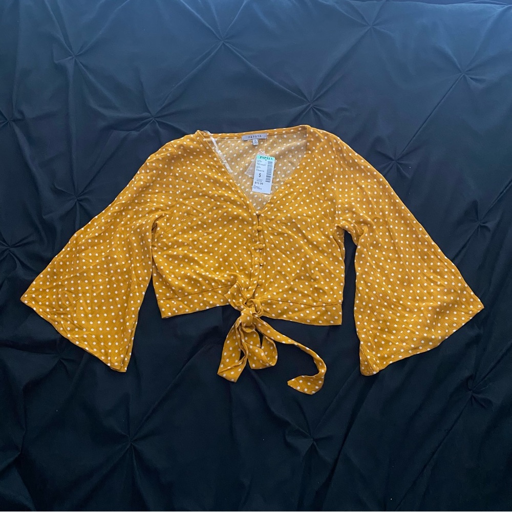Papaya Crop Top